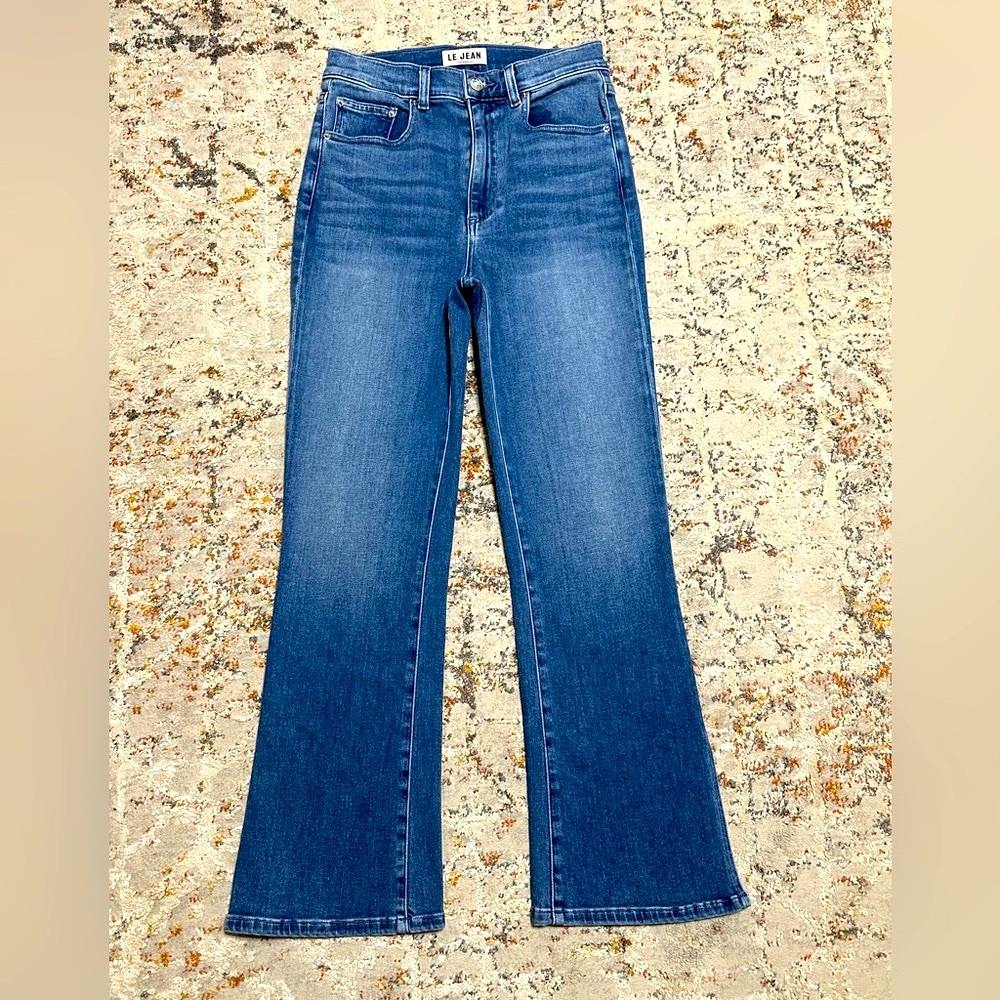LE JEAN by CHARLIE GAY Stella Crop Flare jeans size 26